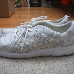 Vans Off the Wall White Camo Woven Style Men Shoes/Sneakers sz US 11